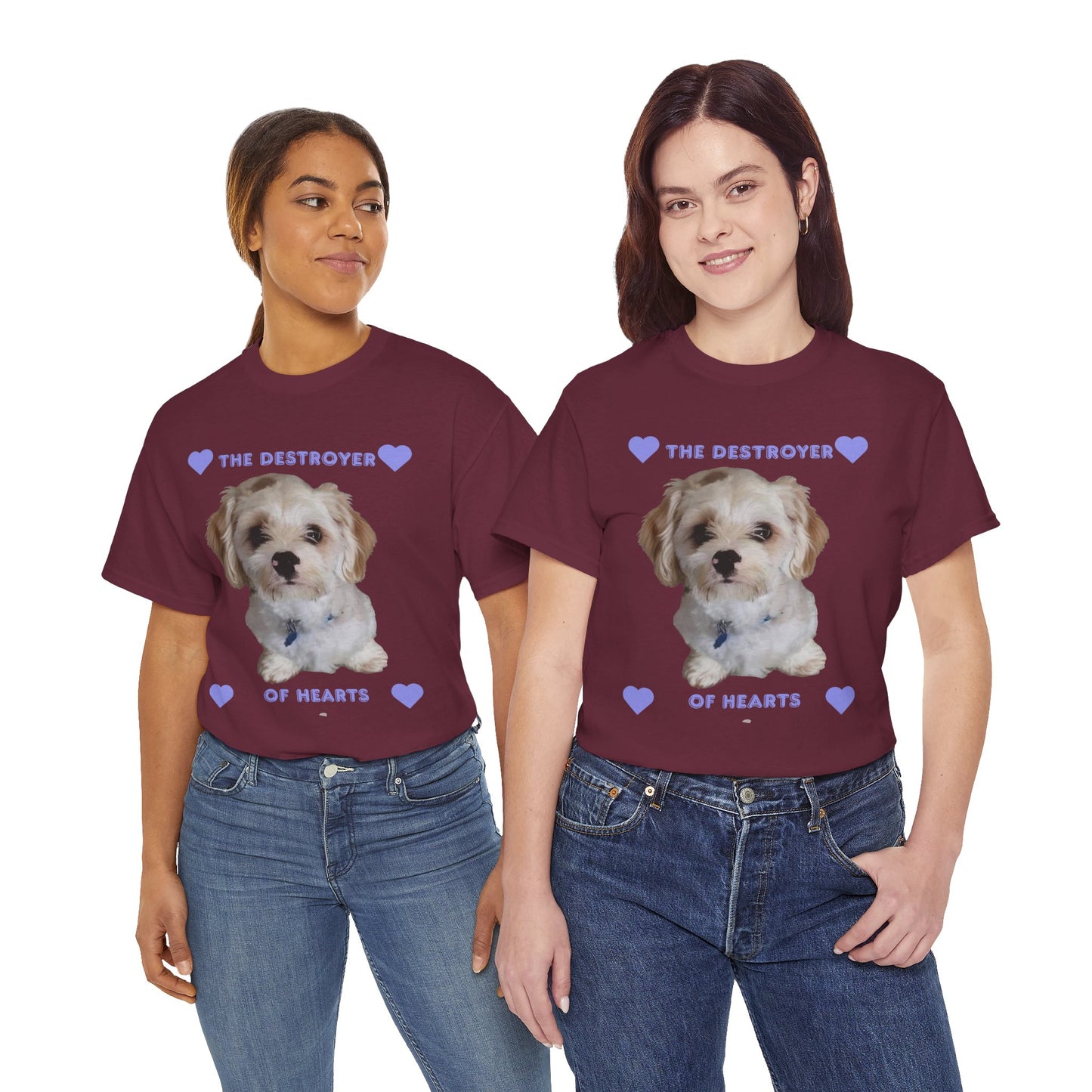 Cute Puppy 'The Destroyer of Hearts' T-Shirt