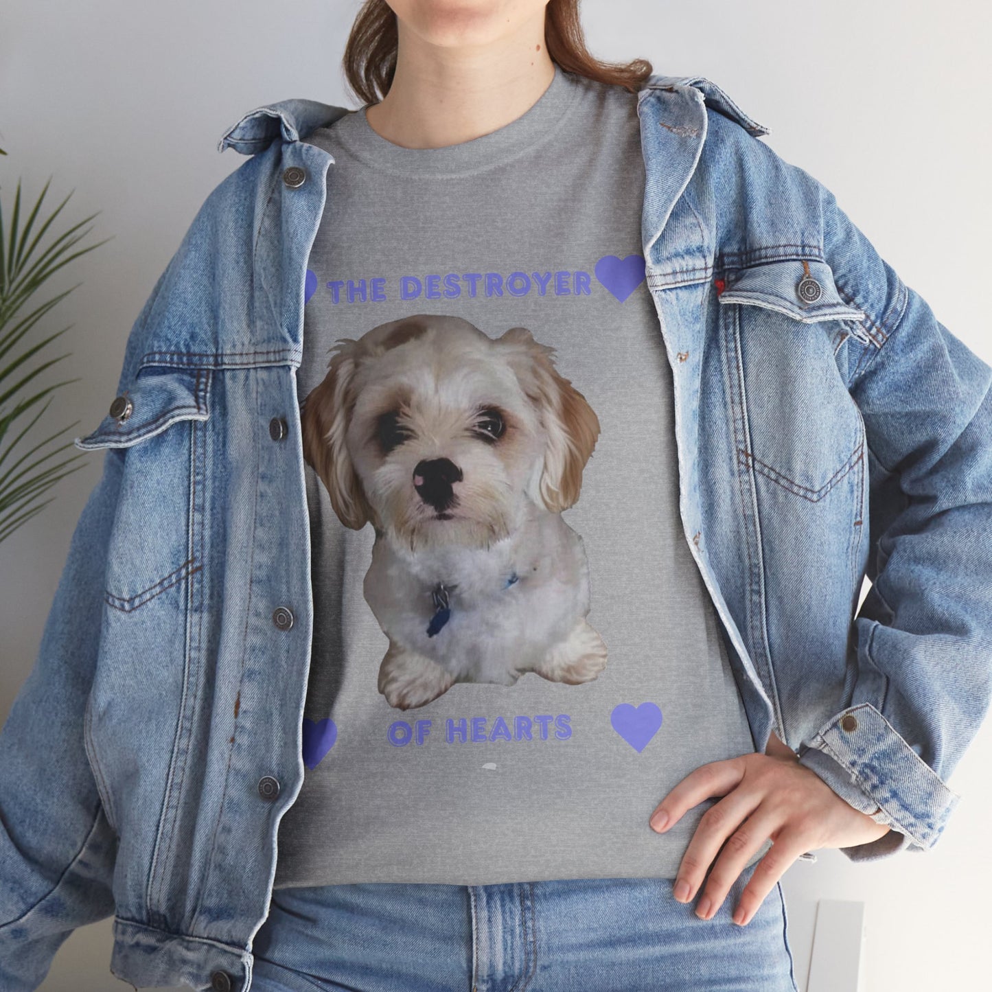 Cute Puppy 'The Destroyer of Hearts' T-Shirt