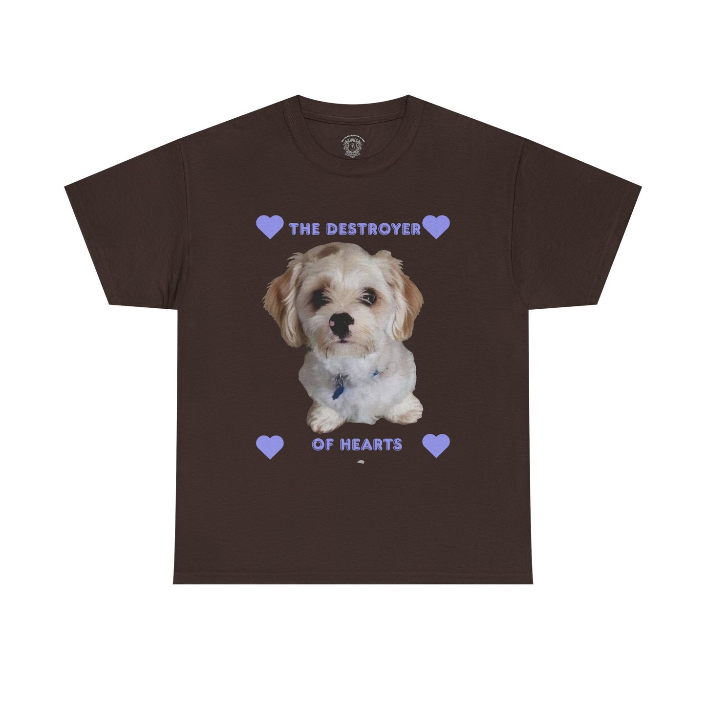 Cute Puppy 'The Destroyer of Hearts' T-Shirt