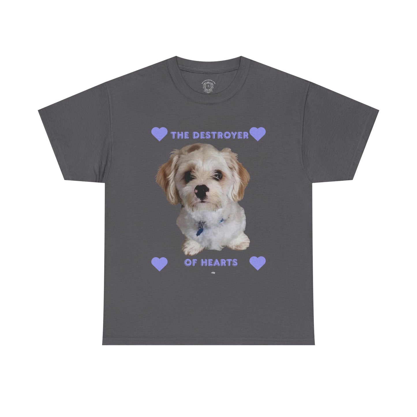 Cute Puppy 'The Destroyer of Hearts' T-Shirt