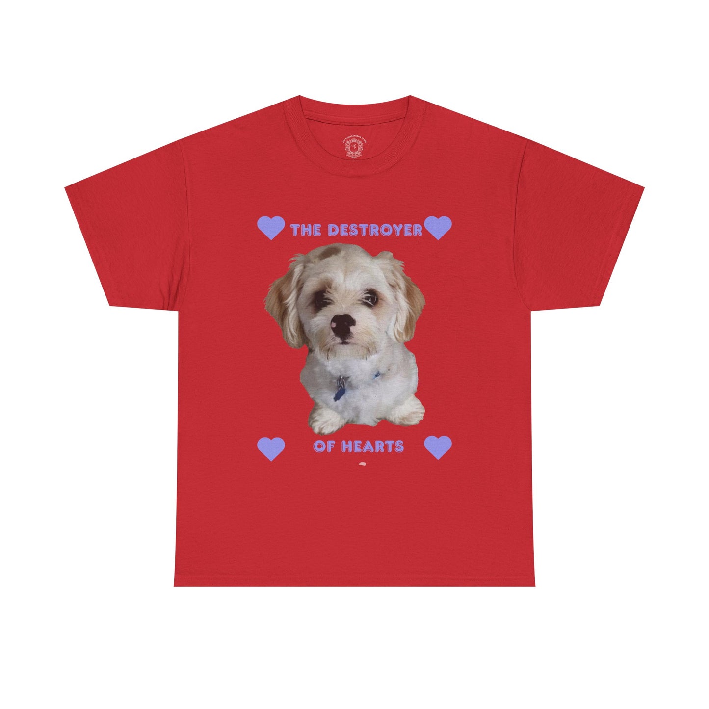 Cute Puppy 'The Destroyer of Hearts' T-Shirt