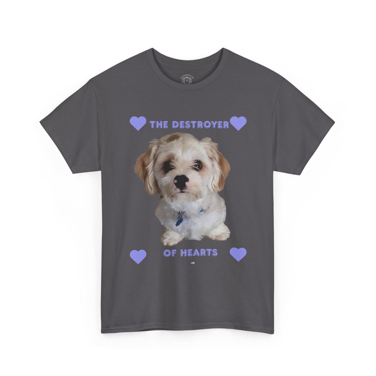 Cute Puppy 'The Destroyer of Hearts' T-Shirt