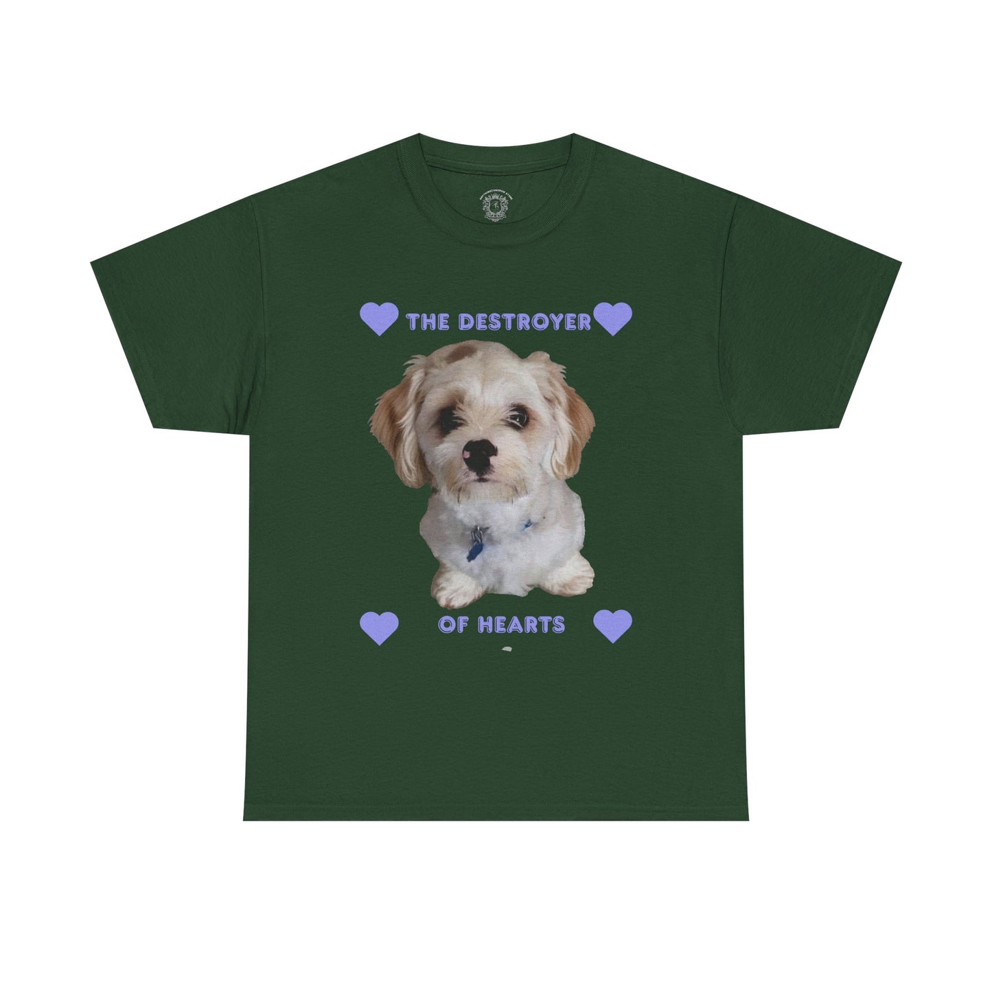 Cute Puppy 'The Destroyer of Hearts' T-Shirt