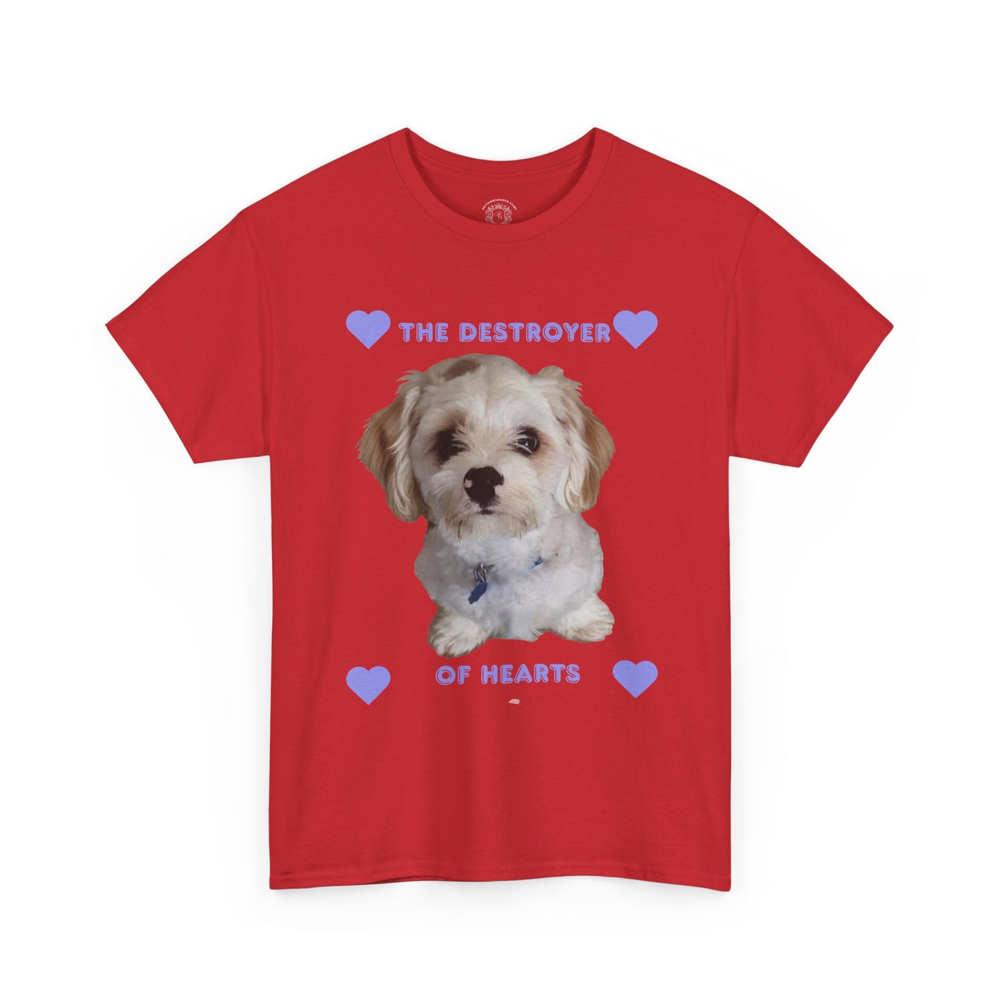 Cute Puppy 'The Destroyer of Hearts' T-Shirt