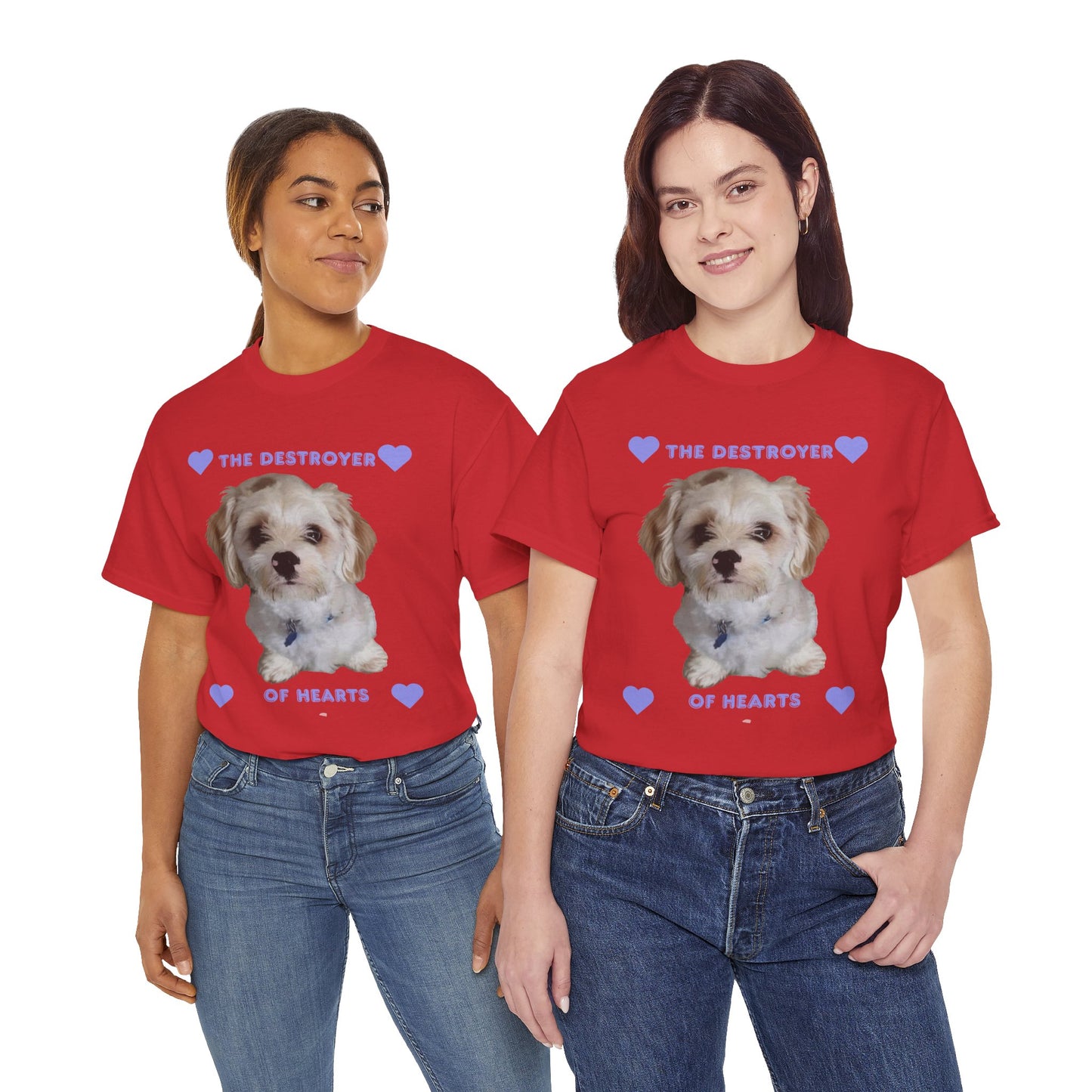 Cute Puppy 'The Destroyer of Hearts' T-Shirt