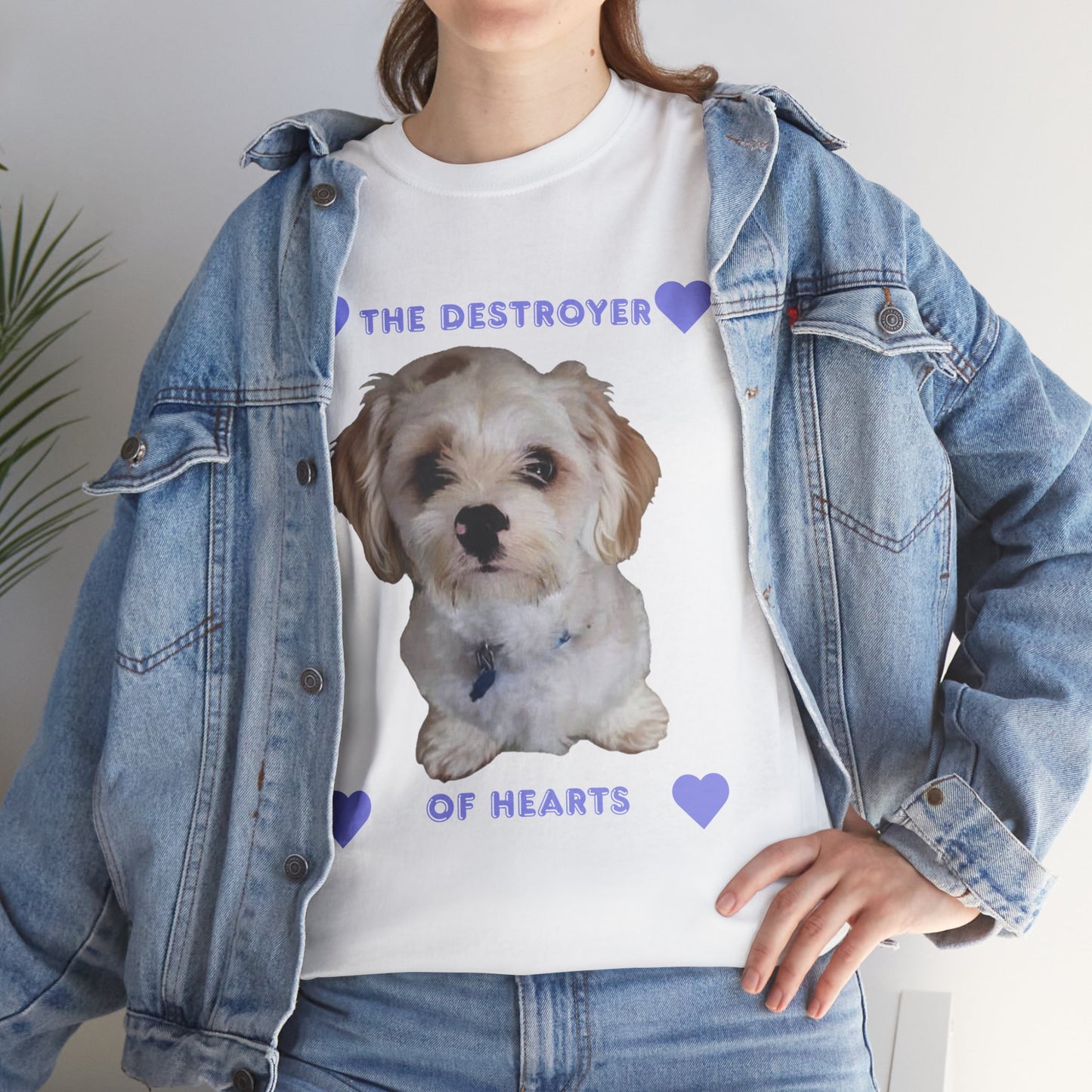 Cute Puppy 'The Destroyer of Hearts' T-Shirt