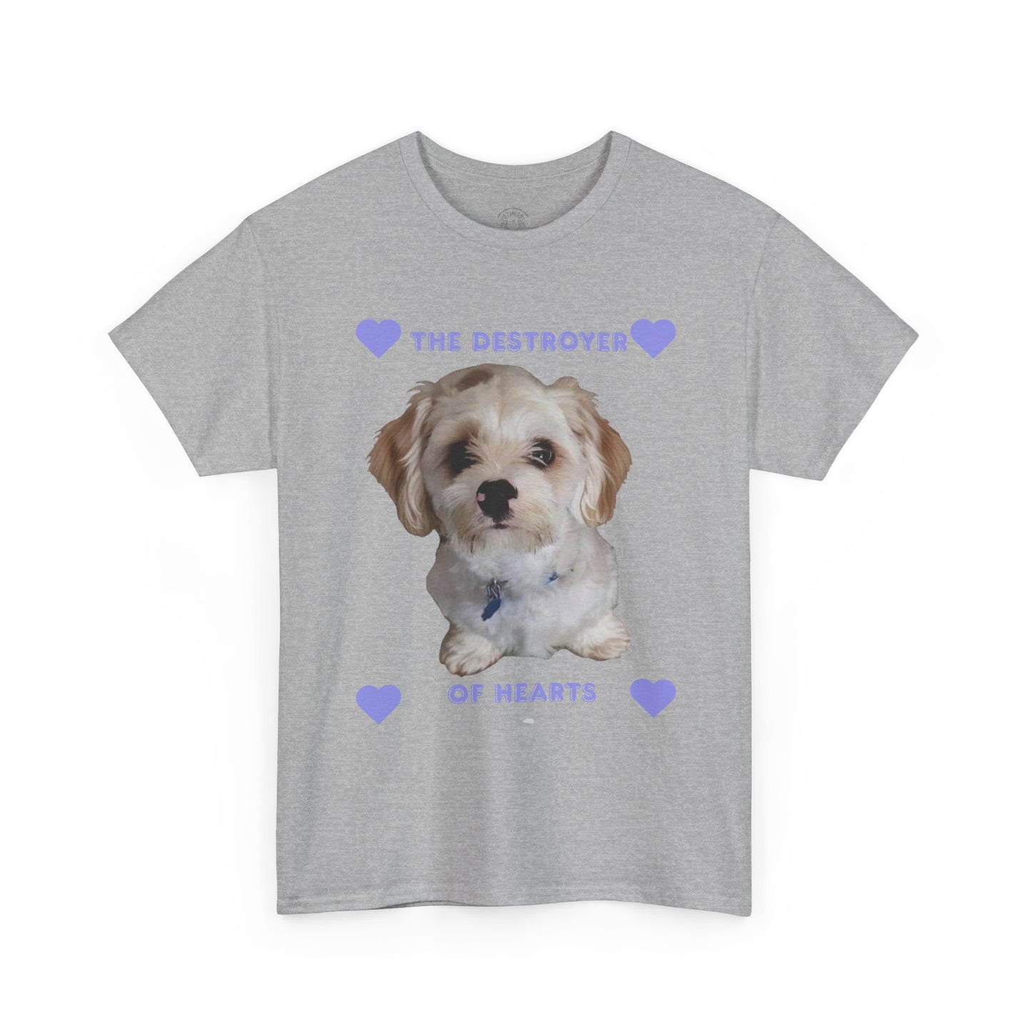 Cute Puppy 'The Destroyer of Hearts' T-Shirt