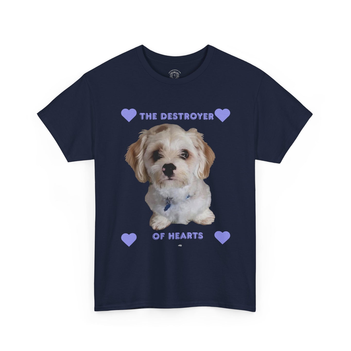 Cute Puppy 'The Destroyer of Hearts' T-Shirt